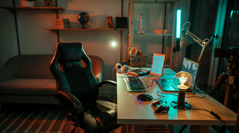 Progettare una gaming room da professionisti.