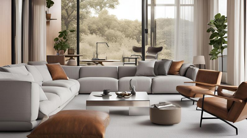 salotto infissi minial alluminio Speciale infissi: infissi minimali in alluminio.